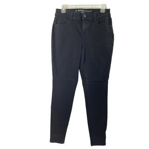 M Jeans Maurices Black Denim Jeans Women M 29" W  Mid Rise Skinny Stretch Comfy